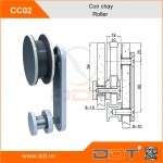 Bộ cửa trượt hộp 10×40 – CT02