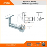 Kẹp kính tay vịn tròn dẹp – GV08