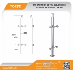 Trụ cao tròn 50 tay đúc – TC42/D