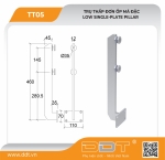 Trụ đơn thấp đặc 12mm -TT05