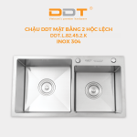 Chậu 2 hộc lệch DDT.L.82.45.2